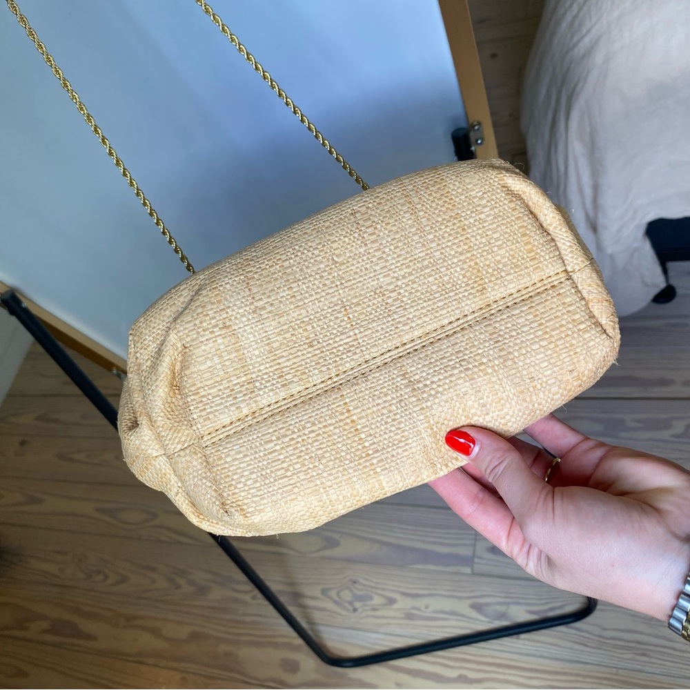 Loeffler Randall Willa Mini Cinch Clutch / Natural Cream Crossbody Bag - Picture 12 of 12